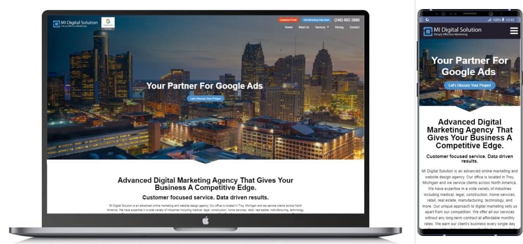 Best Google Ads Management Troy Michigan | MI Digital Solution Troy Michigan | midigitalsolution.com